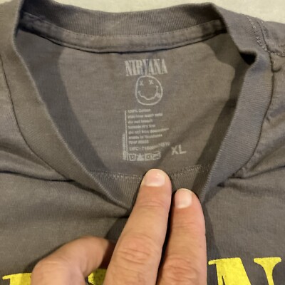 未使用　NIRVANA YELLOWSMILEY 2XL オフィシャルライセンス 未使用 NIRVANA YELLOWSMILEY 2XL オフィシャルライセンス