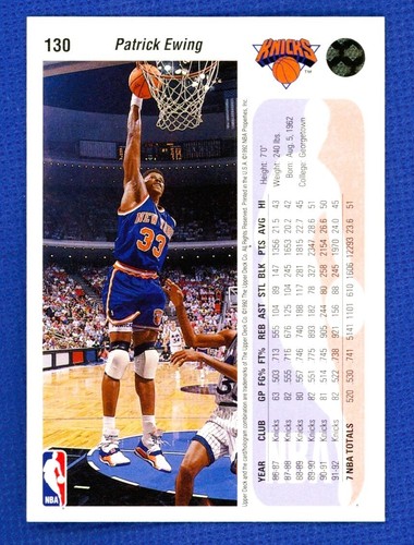 Patrick Ewing New York Knicks Hall of Famer 5 Karten Lot Upper Deck -Ultra Insert- - Bild 6 von 10