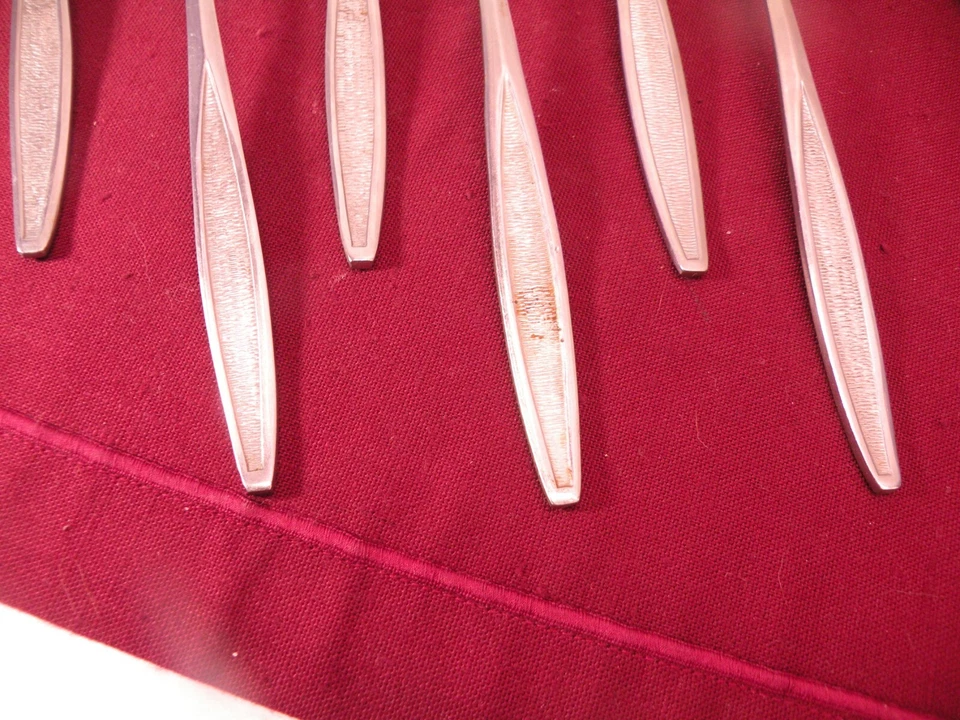 Set Of 6 Place Oval Soup Spoons Royalton Antigua Silver Stainless Steel 7 1/4" B - Image 4 of 4