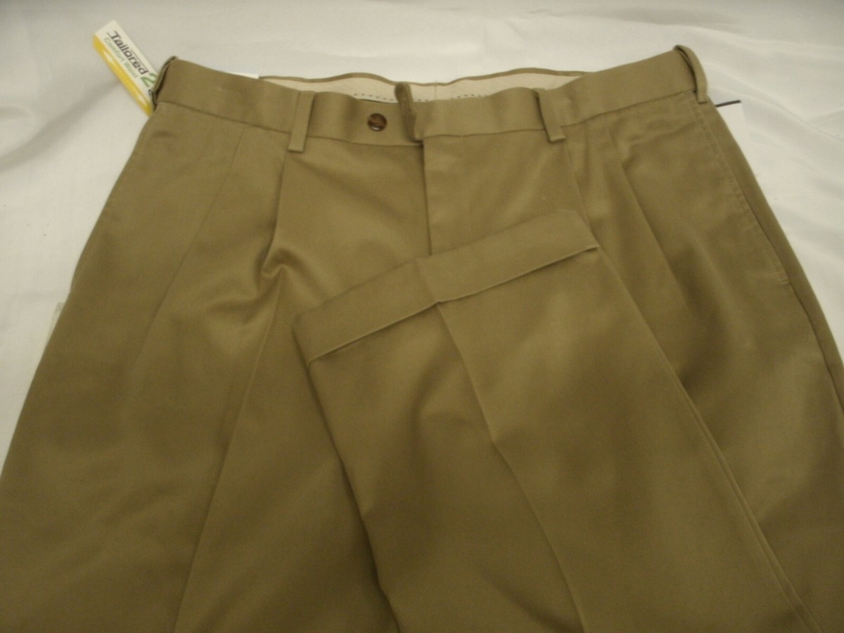 Pleated Dress Pants Savane Men's Pants Comfort Waist With