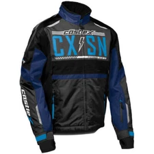 Castle X Strike G4 Snowmobile Jacket - Navy/Process Blue