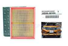 GENUINE AIR FLOW FILTER ELEMENT FITS NISSAN NAVARA NP300 D23 DISEL 2015 2018