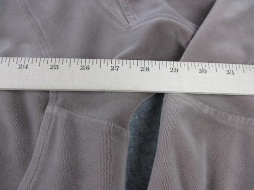 Sean John Jacke Herren 2XL XXL Braun Beige Velour Street Wear Bad Boy Trainingsmantel - Bild 12 von 14