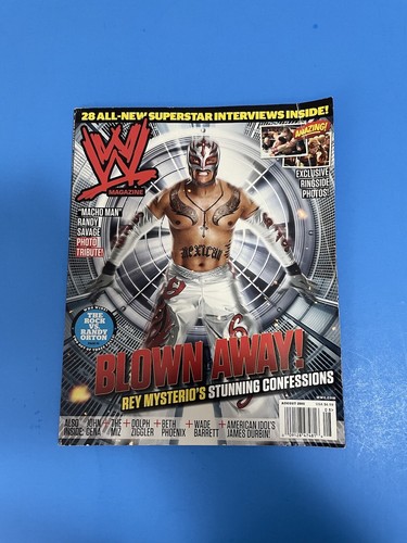 WWE WRESTLING MAGAZINE AUGUST 2011 MYSTERIO THE MIZ CENA WRESTLING MAGAZINE. - Imagen 2 de 3