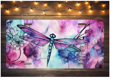 Dragonfly theme aluminum license plate, CHOICE, vanity plate, FREE shipping