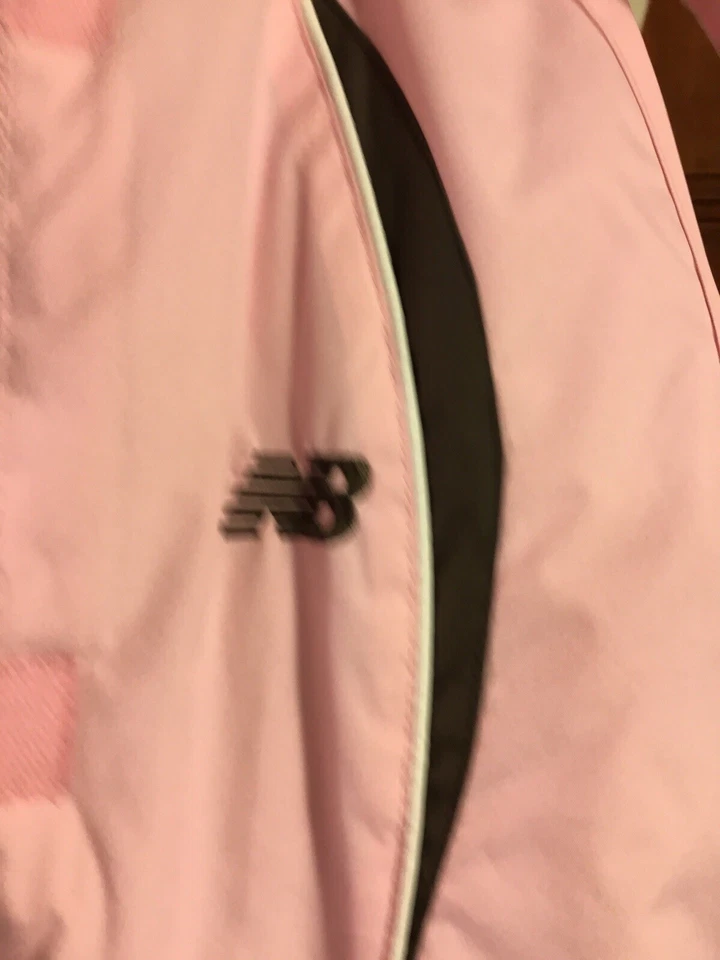 New Balance Kids Girl Jacket Size Small 7/8 Pink With Brown Accent Lknw As Pictu - Image 3 of 4