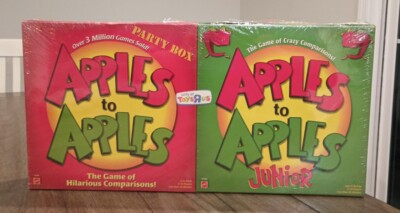 Apples To Apples & Apples To Apples Junior 2007 Toys R Us 2 Pack Box Set MATTEL