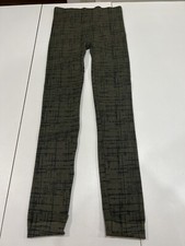 Spanx Women's Look At Me Now Seamless Leggings Olive Green Crosshatch Size Small