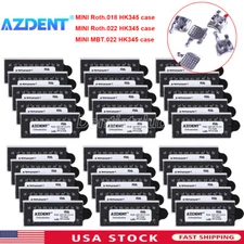 AZDENT Dental Orthodontic Brackets Brace MIM Monoblock Mini Roth/MBT.018/022 FDA