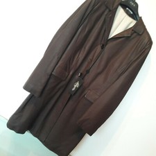 Cappotto in pelle fodera lana tg.44 col caffè LA MATTA(GFF),morbidissimo (NUOVO)