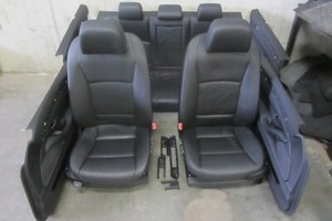 BMW F10 Lederausstattung Innenausstattung Ledersitze Sitze Dakota schwarz RHD