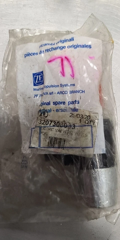 ZF MARINE TRANSMISSION PART ELECTRIC SHIFT SOLENOID 12V #0501341045 #3207308033 - Image 3 of 3