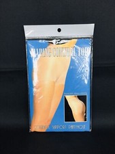 Vintage Leg Avenue Shaping Support Control Top Off Pantyhose Black One Size NEW