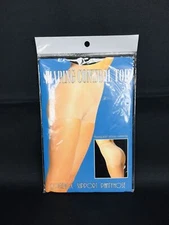 Vintage Leg Avenue Shaping Support Control Top Off Pantyhose Black One Size NEW