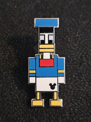 Disney Hidden Mickey 2019 8 Bit Donald Duck Pin (6)