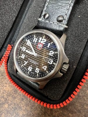 LUMINOX 1920 Atacama Field Quartz Watch 43mm Leather Strap