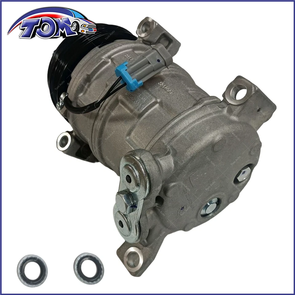 AC Compressor with Mounting Hole for Chevy Silverado 1500 Tahoe GMC Sierra YUKON - Image 4 of 4