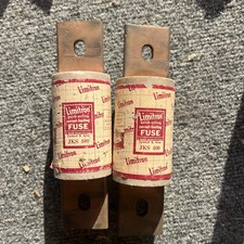 LOT OF 2 Limitron 400 AMP Quick Acting Current Limiting Fuse 600V JKS400 Tested