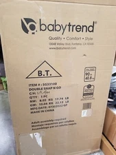 Baby Trend Snap N Go SG33100 Universal Infant Car Seat Frame - Double, Black