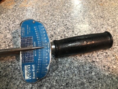 Vintage Powr-Kraft Wards TORQUE WRENCH, 1/2''