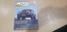 MOTOR MANUAL MAGAZINE MARCH 1979