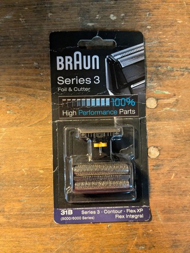 31B Ersatz Scherkopf Folie Kassettenklinge Braun Series 3 OPEN BOX