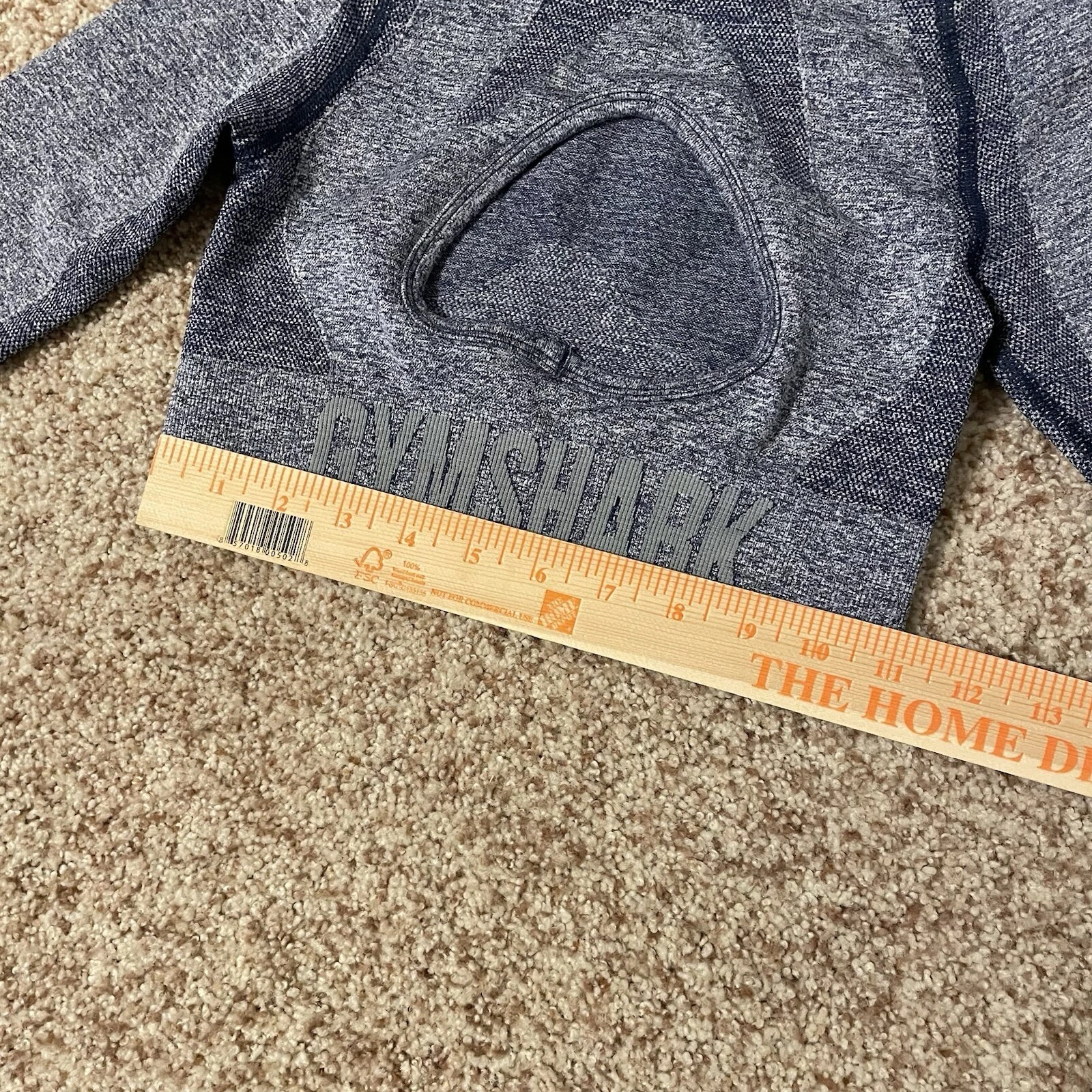 gymshark flex sports long sleeve crop shirt