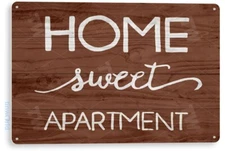 TIN SIGN Home Sweet Apartment Beach House Cottage Condo Décor Art Kitchen B049