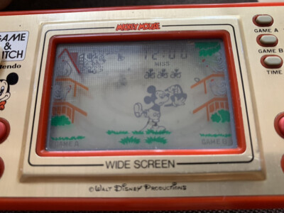 Nintendo Game & Watch MICKEY MOUSE Disney Wide Screen Japanese
