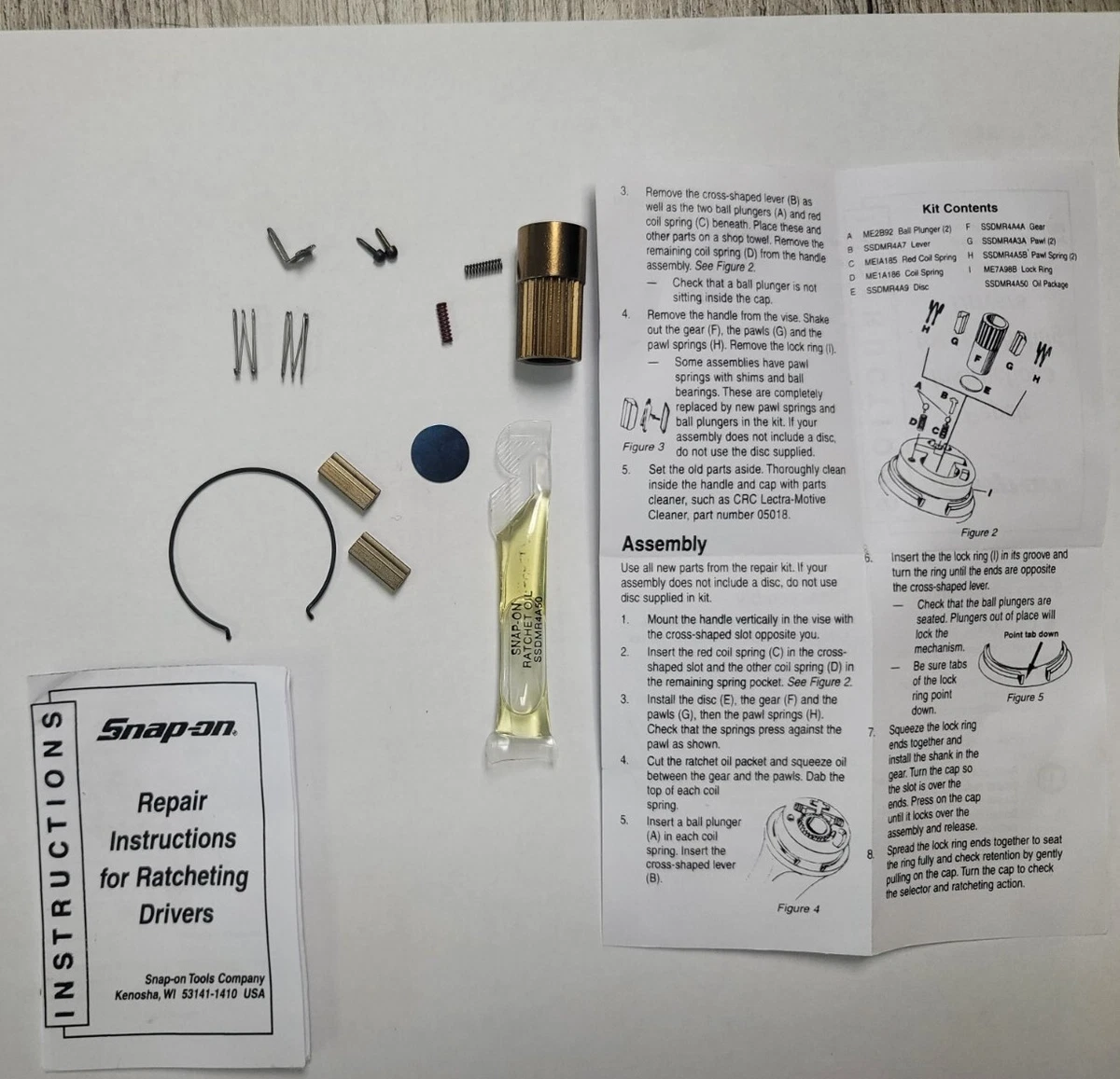 Snap on ratchet repair kit deals