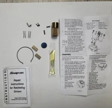 SNAP ON Ratcheting Screwdriver REBUILD Repair Parts Kit Snap-On Tools SSDMR4B