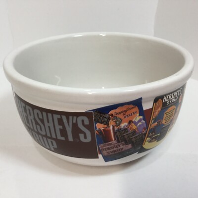 Hershey's Chocolate Syrup Advertisement Cereal Bowl 3 X5.5  Collectable Vintage!