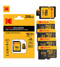 KODAK Original Micro SD Card Class 10 U3 4K 32GB  256GB TF Memory Card