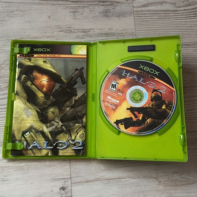 Halo 2 Xbox Shooter Game Online Enabled with Manual and Case NTSC 2004