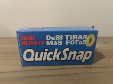 Bad Bunny DeBi TiRAR MaS FOToS Disposable QuickSnap Camera NEW SEALED DTMF