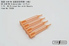 FAB FA72028 1/48 Scale US AIM-9B Siderwinder (4 Pic)