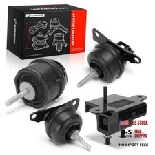 4PCS Engine Motor Mount and Transmission Mount Set Compatible with Cadillac