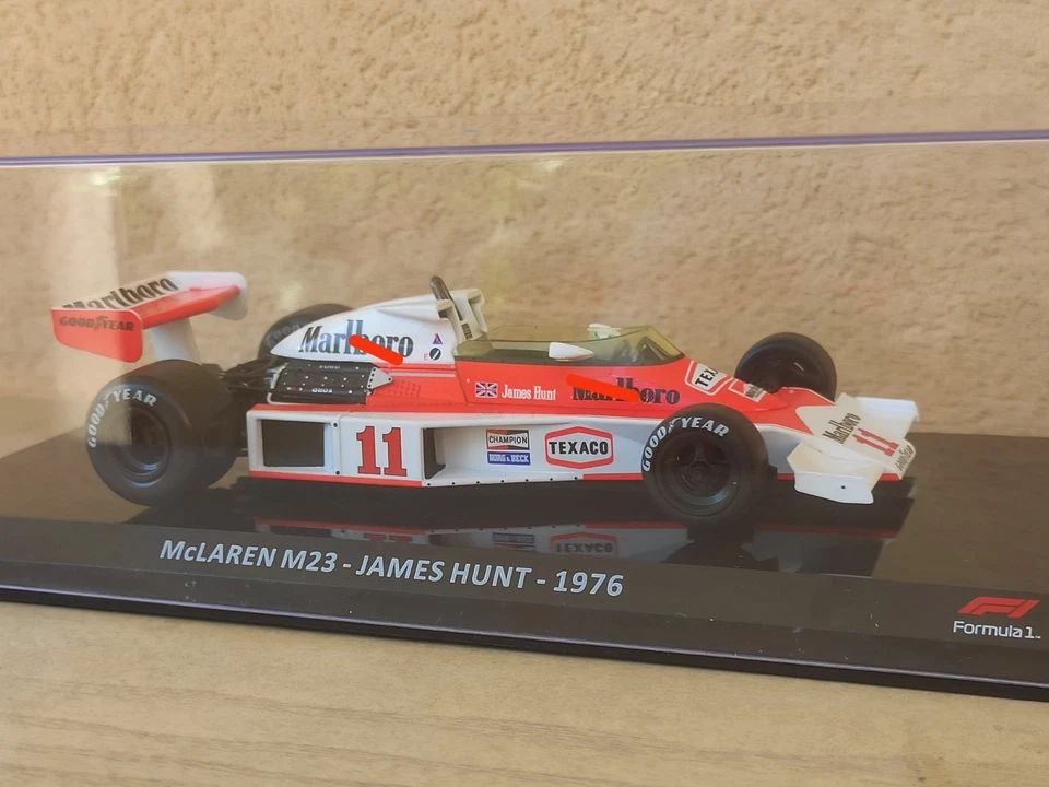 McLaren M23 - 1976 James Hunt Modellino Die-cast 1/24 Altaya Formula 1 - Immagine 2 di 4