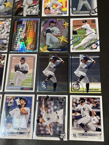 New York Yankees 100 Card Lot Refractor Rookie RC Parallel Insert Judge Jeter - Picture 20 of 20