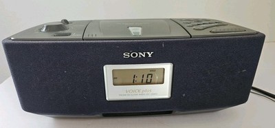 Sony Dream Machine ICF-CD873 3D Sound System AM/FM CD Clock Radio Works Y2K