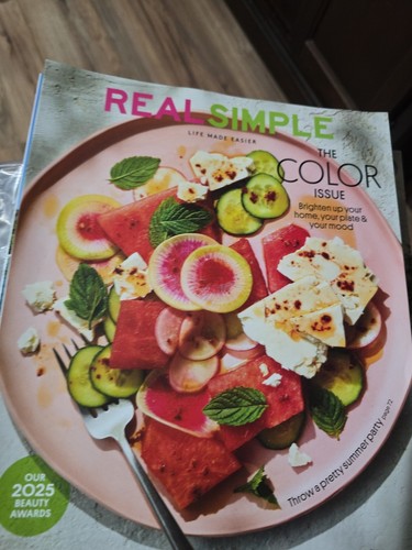 Real Simple Magazine Summer 2025 The Color Issue - Picture 2 of 5