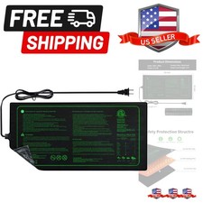 Upgrade 20" x 10" Durable Waterproof Seedling Heat Mat with Certified, Warm ...