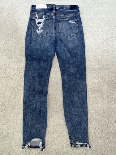 American Eagle, Jeans, 28W/6 S Next Level Stretch, Distressed, Hi-Rise Jeggings - Picture 4 of 10