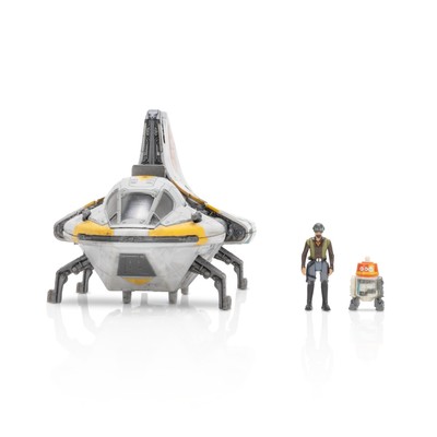 Star Wars Micro Galaxy Squadron Phantom II Vehicle with Figures and Accessories