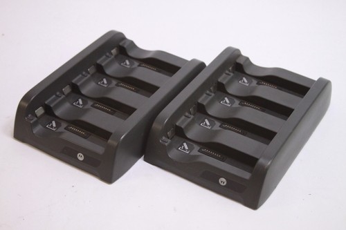 Lot of 2 Symbol SAC4000-4000CR Battery Chargers NO AC ADAPTERS USED