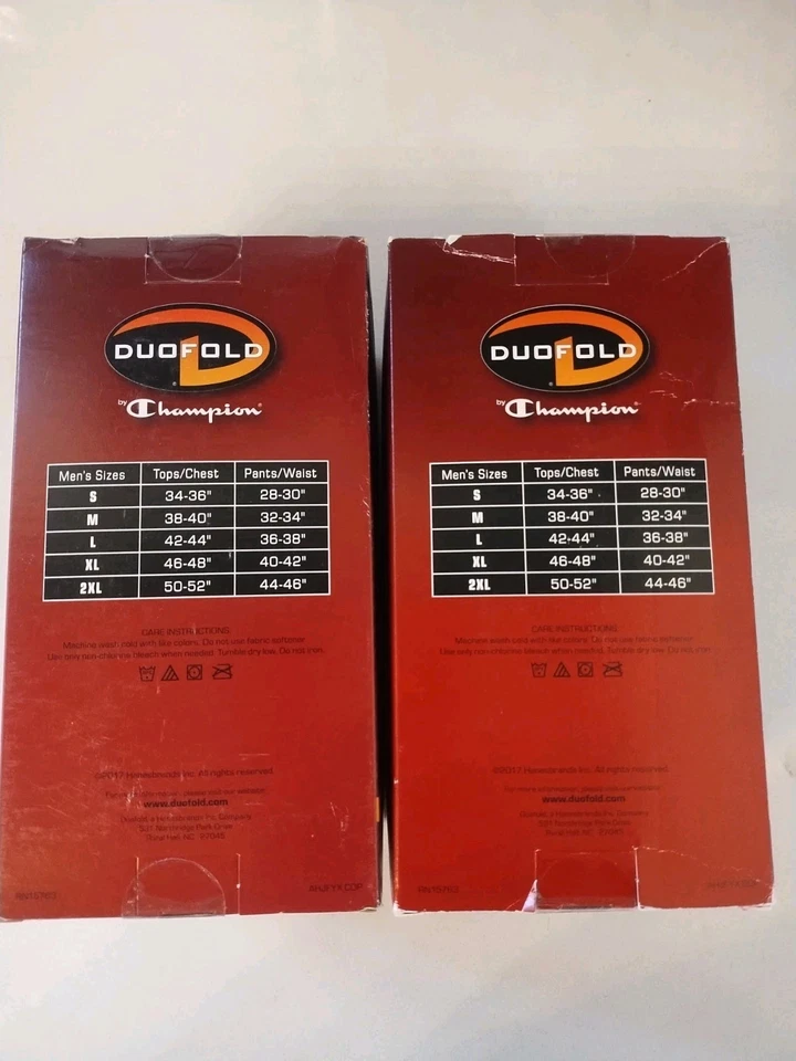 New Thermals Duofold by Champion Originals Men's Xl Shirt L Pants White Wicking - Image 3 of 3