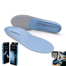 Superfeet blue Insoles, Professional-Grade High Arch Orthotic Insert USA