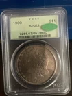 1900-P Morgan Silver Dollar PCGS MS63 Philadelphia Mint