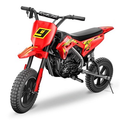 24V Kids Motorcycle Electric Dirt Bike Batteryed 11MPH w/Drum Brakes Twist-grip