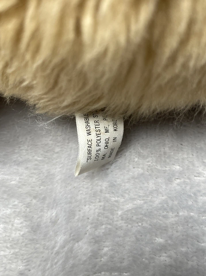 Винтаж 1987 North American Bear Company собака плюшевый гибкий коричневый щенок 22» милый - Изображение 4 из 4